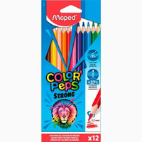 Colouring pencils Maped Color' Peps Strong Multicolour 12 Pieces (12 Units)