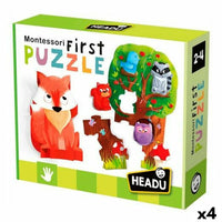 Puzzle HEADU Montessori Forest (4 Units)