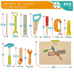 Set of tools for children Woomax 11 Pieces 2 Units