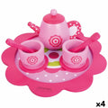 Tea set Woomax Toy 9 Pieces (4 Units)