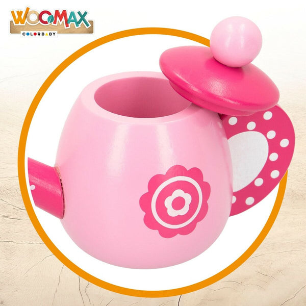 Tea set Woomax Toy 9 Pieces (4 Units)