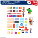 Playset Spidey Amazing Friends 50 Pieces 4 Units 8 x 9,5 x 1,5 cm