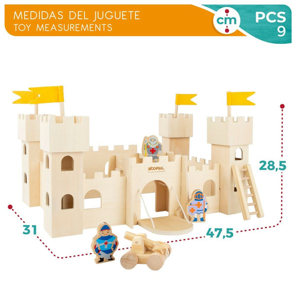 Castle Woomax Toy 9 Pieces 2 Units