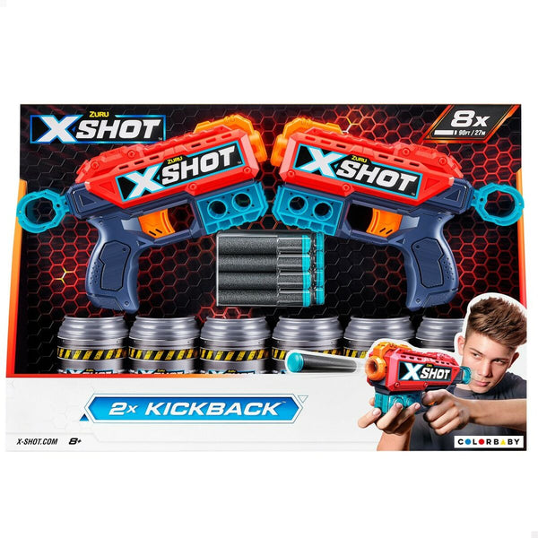 Dart Gun Zuru KICKBACK 20 x 13 x 4 cm (6 Units)