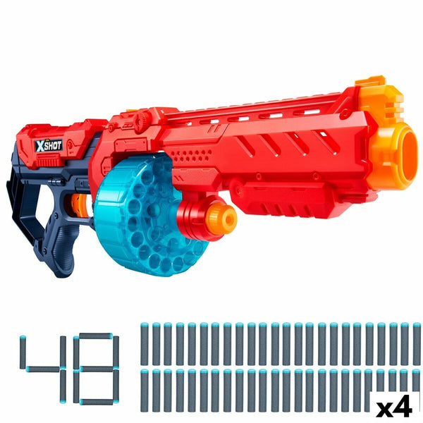 Dart Gun Zuru TURBO FIRE 57 x 19,5 x 12,5 cm (4 Units)