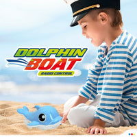 Radio-controlled boat Colorbaby Dolphin (2 Units)