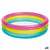 Inflatable Paddling Pool for Children Intex Rainbow Rings 63 L 86 x 25 x 86 cm (12 Units)