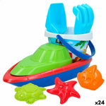 Beach toys set Colorbaby 8 Pieces Ship polypropylene (24 Units)