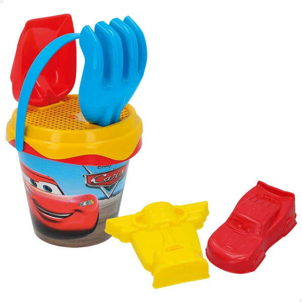 Beach toys set Cars Ø 14 cm (24 Units)