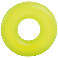 Inflatable Floating Doughnut Intex Neon 91 x 91 cm (24 Units)