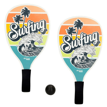 Beach Spades with Ball Aktive Surf 20 x 40 cm (12 Units)