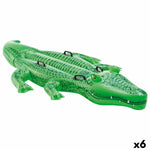 Inflatable Pool Float Intex Crocodile 203 x 30 x 114 cm (6 Units)