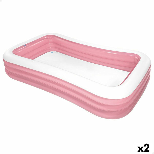 Inflatable Paddling Pool for Children Intex Pink 1050 L 305 x 56 x 183 cm (2 Units)