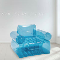 Inflatable Pool Chair Intex Blue Transparent 109 x 79 x 107 cm (4 Units)