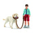 SCHLEICH - Figurine Promenade avec labrador retriever