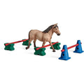 SCHLEICH Figurine 42483 - Slalom pour Poney - Animal de la ferme