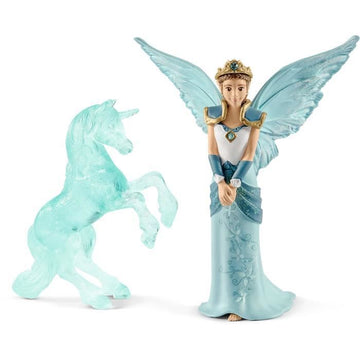 SCHLEICH -  FILM Eyela avec sculpture licorne de glace