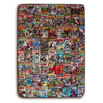 Marvel Comics Oversized Fleece Sherpa Throw Blanket § 54 x 72 Inches