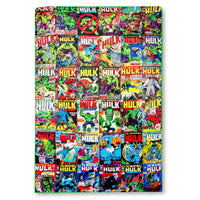 Marvel Incredible Hulk Comic Books Oversized Sherpa Throw Blanket § 8 Feet Long