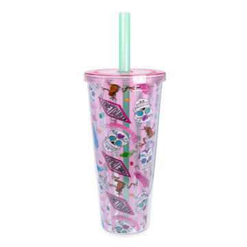 Harry Potter Honeydukes Icons Carnival Cup with Lid and Straw § Holds 24 Ounces