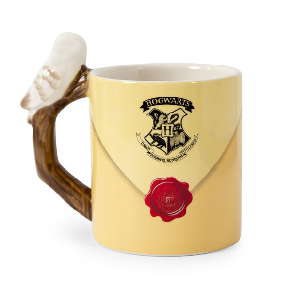 Harry Potter Envelope Ceramic Mug With Sculpted Hedwig Handle § Holds 20 Ounces