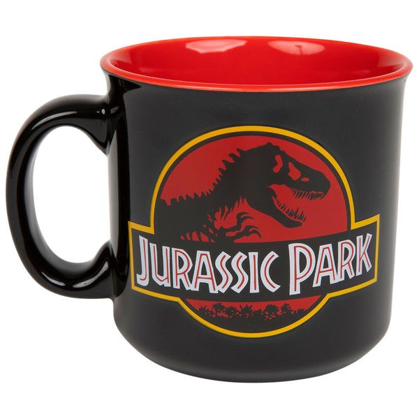 Jurassic Park Logo 20oz Ceramic Camper Mug