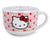 Sanrio Hello Kitty Red Ceramic Soup Mug with Lid § Holds 24 Ounces