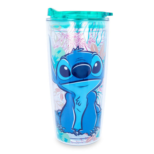 Disney Lilo & Stitch Travel Tumbler with Slide Close Lid § Holds 20 Ounces