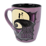 Disney The Nightmare Before Christmas "Love Never Dies" Ceramic Mug § 25 Ounces