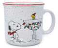 Peanuts Snoopy "Tis the Season" Ceramic Camper Mug § Holds 20 Ounces