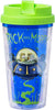 Rick and Morty Spaceship Googus 16-Ounce Double Wall Plastic Travel Mug