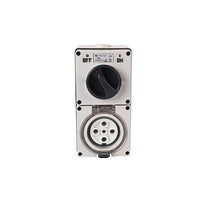 Combination Switched Socket 5 Pin Ip66 500 Volts