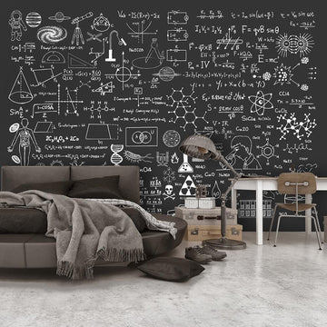 Wallpaper - Science on Chalkboard