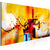 Canvas Print - Street Melodies (1 Part) Orange Wide