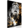 Canvas Print - King in Gold (1 Part) Vertical