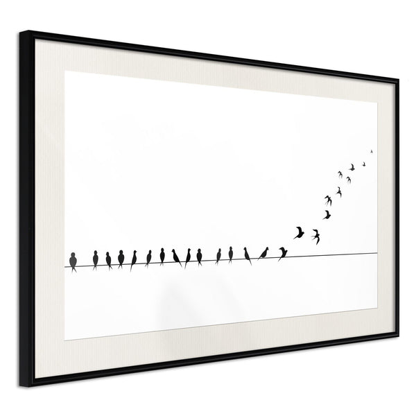 Poster - Birds on a Wire