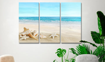 Canvas Print - Blue Calm (3 Parts)