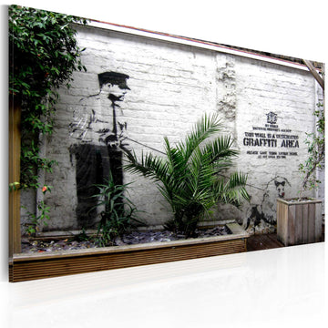 Canvas Print - Graffiti area (Banksy)