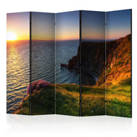 Room Divider - Sunset: Cliffs of Moher, Ireland II [Room Dividers]