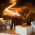 Self-adhesive Wallpaper - Love Meteorite (Orange)