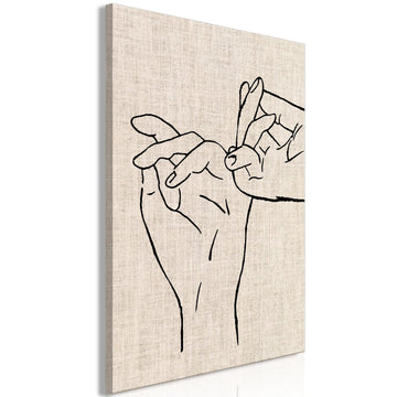 Canvas Print - Always Together (1 Part) Vertical