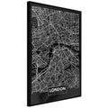 Poster - City Map: London (Dark)