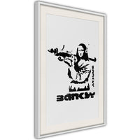 Poster - Banksy: Mona Lisa with Bazooka I