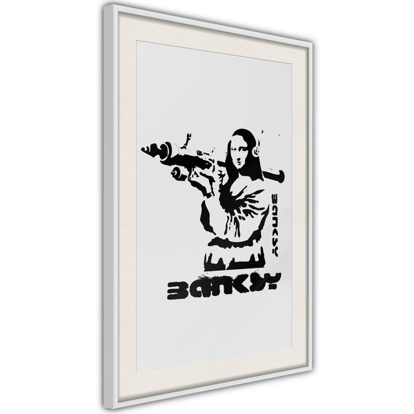 Poster - Banksy: Mona Lisa with Bazooka I