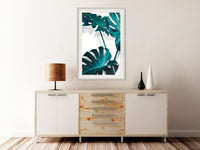 Poster - Turquoise Monstera II