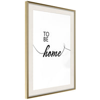 Poster - To Be Home