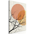 Canvas Print - Double Moon (1 Part) Vertical