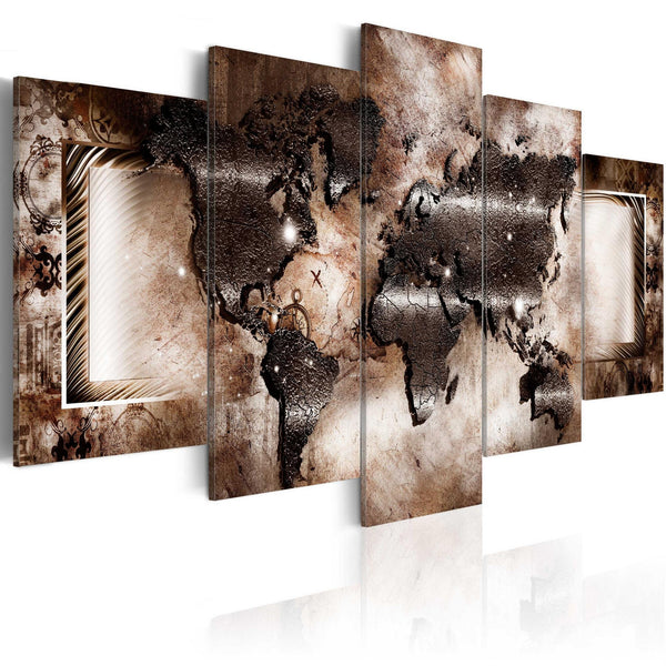 Canvas Print - Platinum map