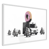 Poster - Banksy: Donuts (Strawberry)