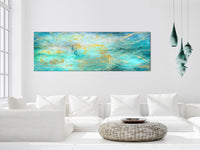 Canvas Print - Emerald Ocean (1 Part) Narrow